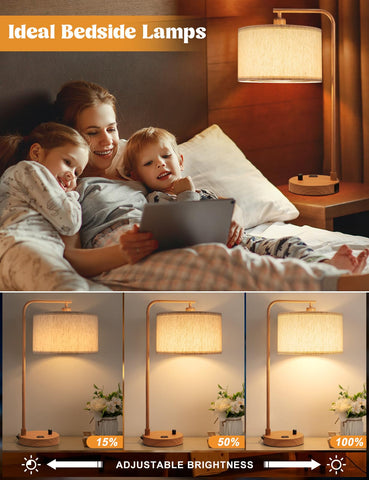 Innqoo beige linen shade adds warm ambience to bedrooms