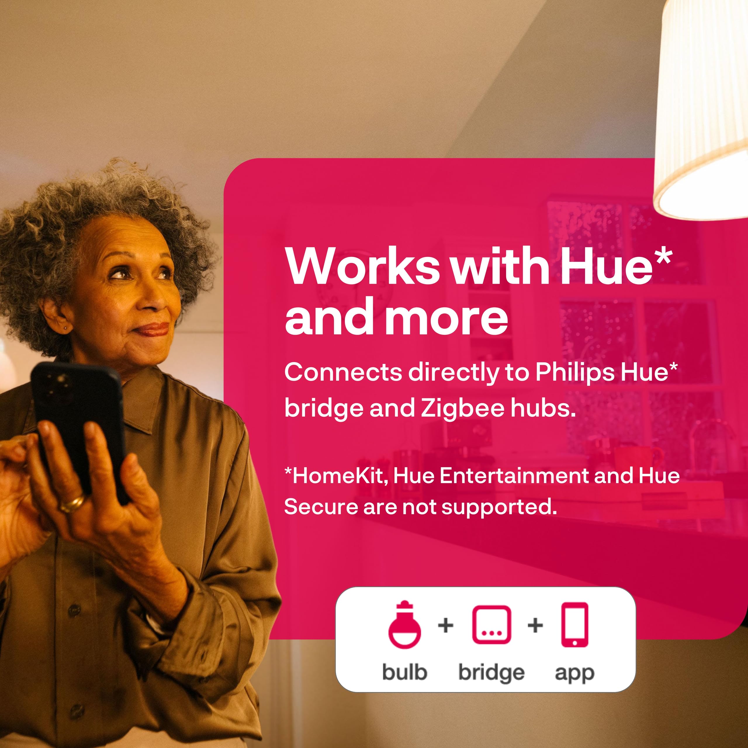 innr A19 with Alexa voice control via Zigbee bridge