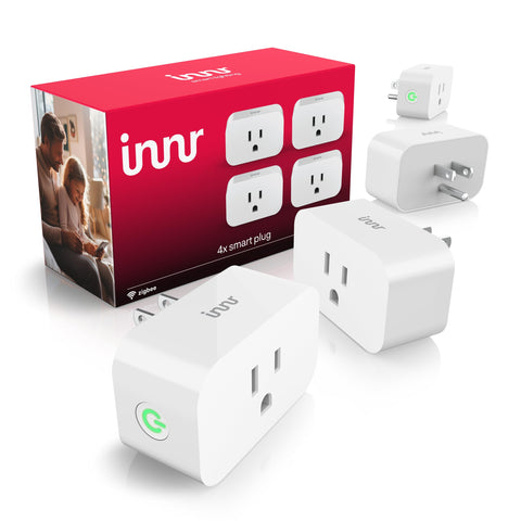 innr zigbee smart plug 4-pack enables easy remote control and scheduling