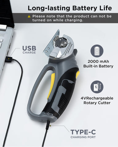 InoKraft Cardboard Cutter cordless design enables portable use
