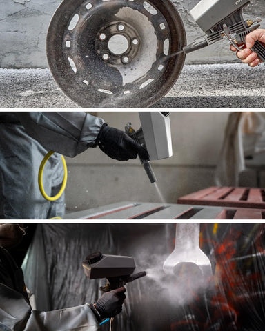 InoKraft compact design fits small garages using 60–120 PSI compressors.