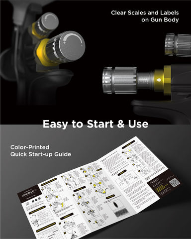 InoKraft D1 LVLP kit with oil-water separator for cleaner spraying.