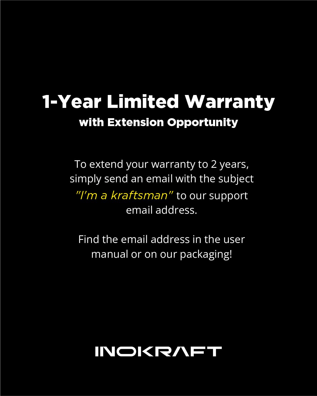 InoKraft MaXpray M3 accessory kit supports quick setup and use.