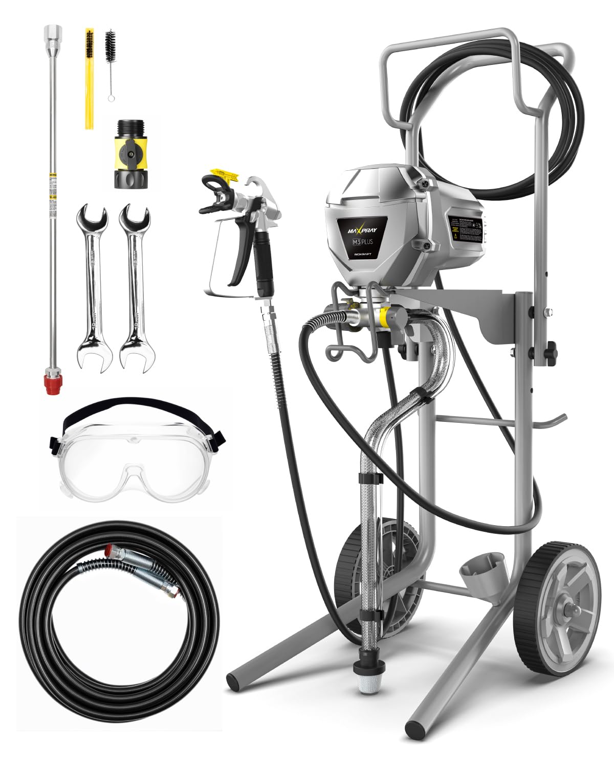 InoKraft MaXpray M3 front view showing compact design for efficient painting.