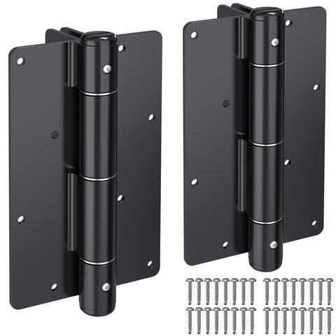 Insaga self-closing gate hinges demonstrate reliable, hands-free closure for wood and vinyl gates.