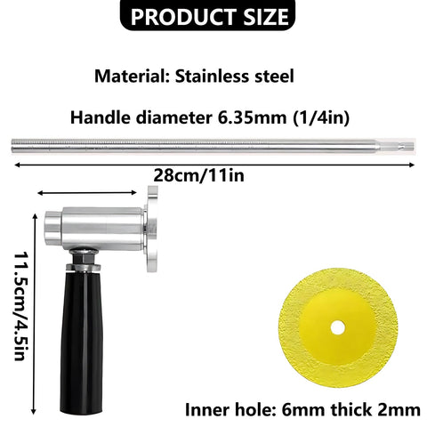 Inside PVC Pipe Cutter cutting blade produces clean PVC edges.
