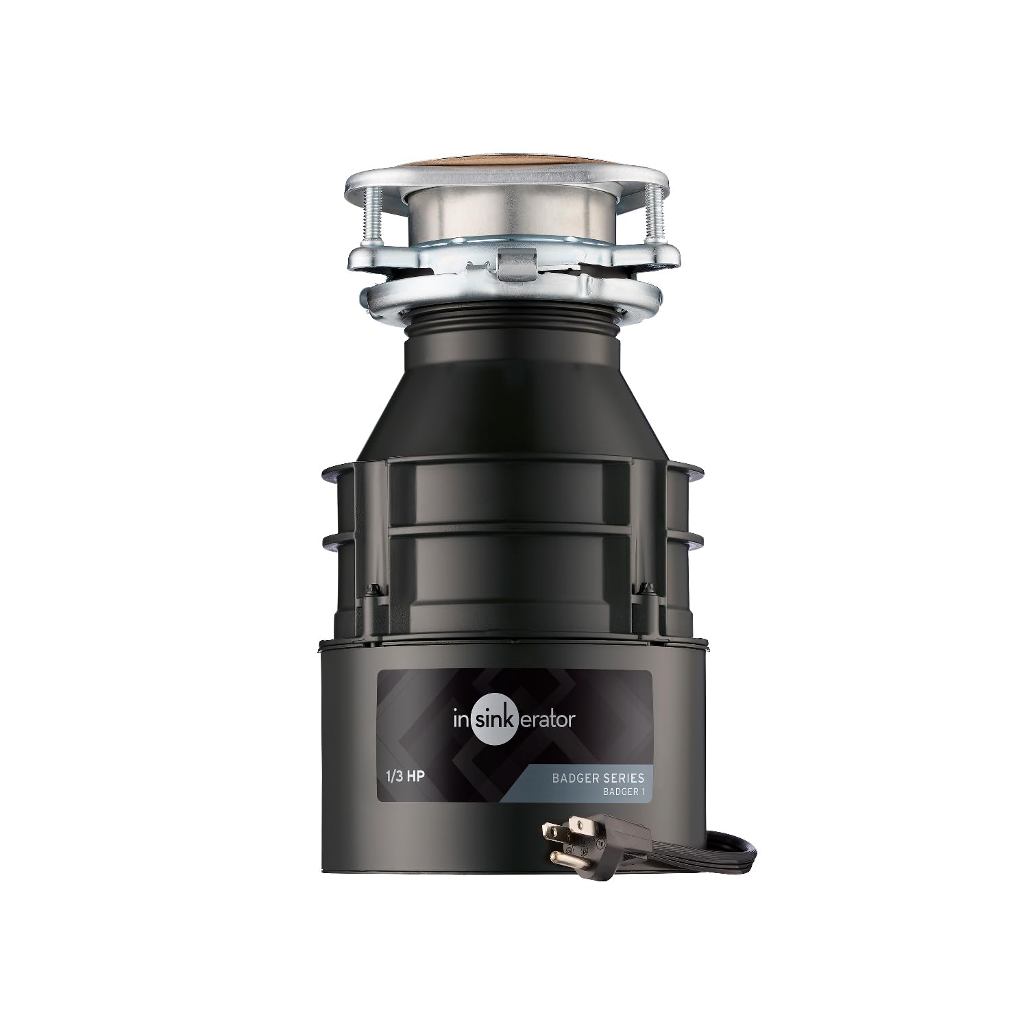 InSinkErator Badger 1-3 HP disposal with cord for easy kitchen setup