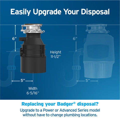 Continuous feed capability supports steady disposal during meal prep.