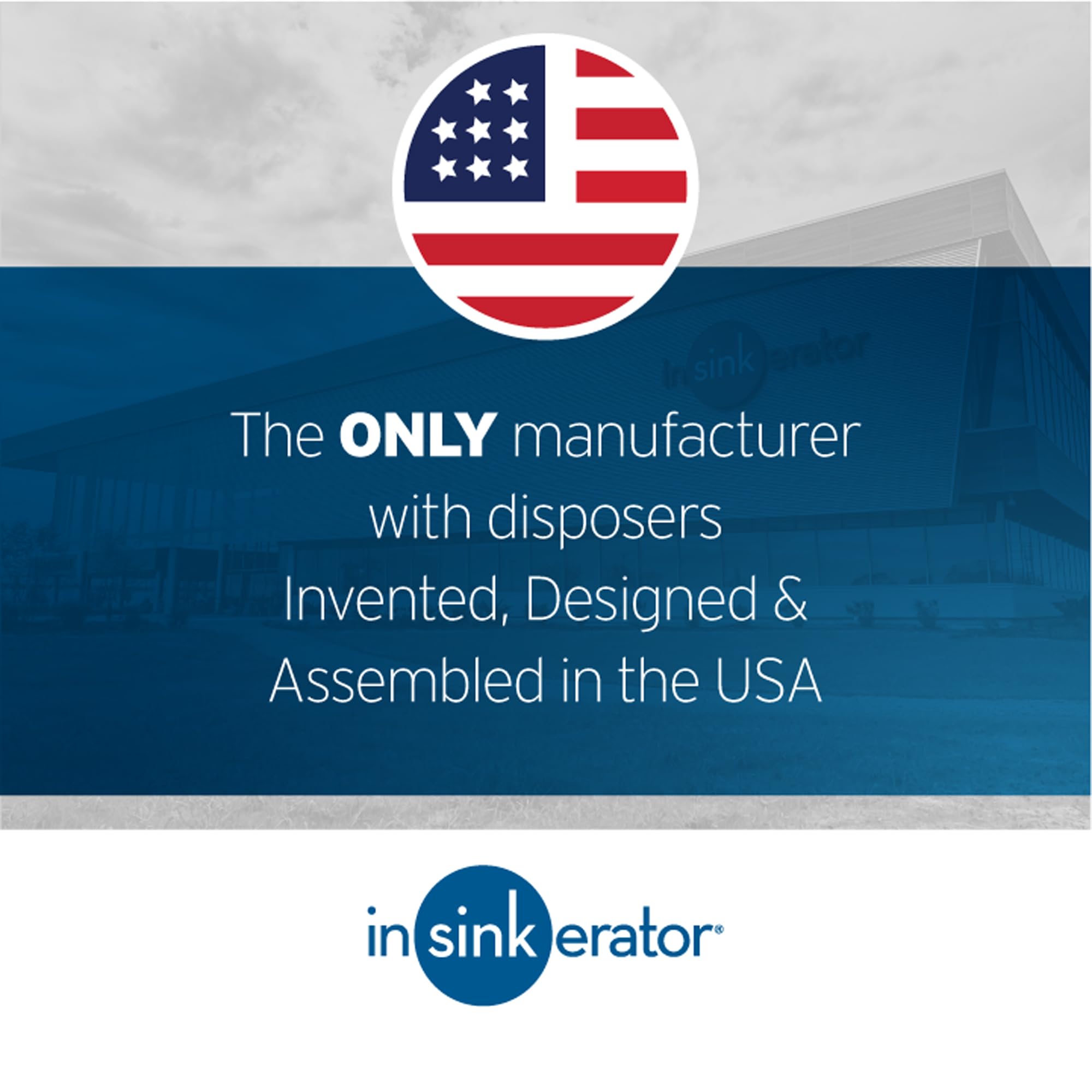 InSinkErator Badger 1 continuous-feed design streamlines meal cleanup.