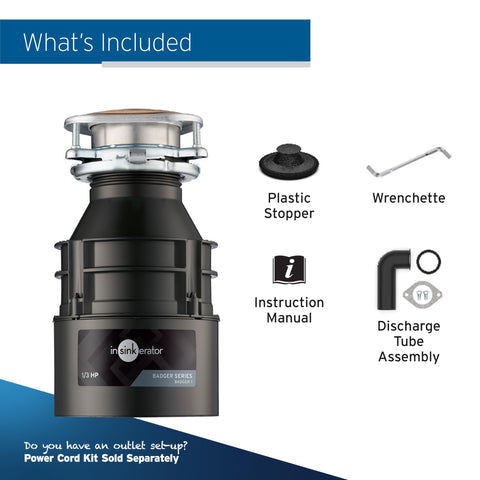 InSinkErator Badger 1 septic-safe option for well-maintained systems.