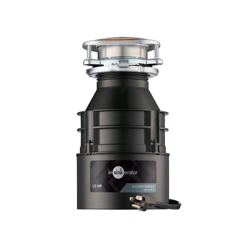 InSinkErator Badger 5 under-sink installation with power cord for quick setup