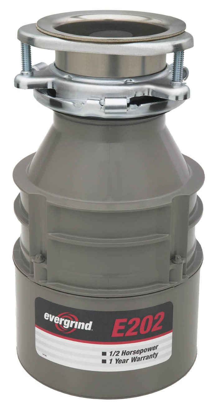 InSinkErator Evergrind E202 grind chamber close-up showing durable 26 oz capacity for everyday waste.