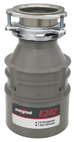InSinkErator Evergrind E202 grind chamber close-up showing durable 26 oz capacity for everyday waste.