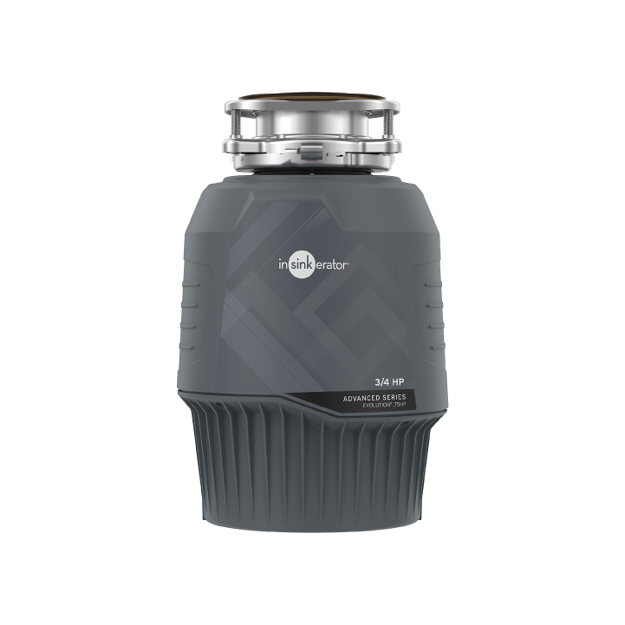 InSinkErator Evolution under-sink disposal shows compact design for easy installation.