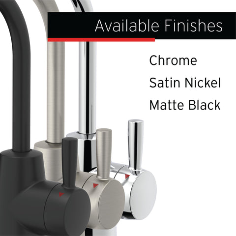 750-watt heater delivers consistent near-boiling water on demand.