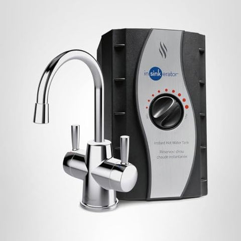 Durable stainless steel and chrome finish of HOT250 faucet