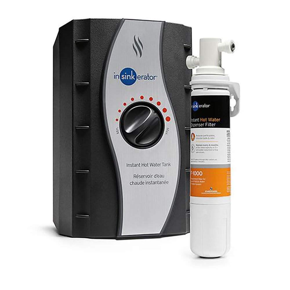 InSinkErator HWT-F1000S tank ready for instant hot water at the tap