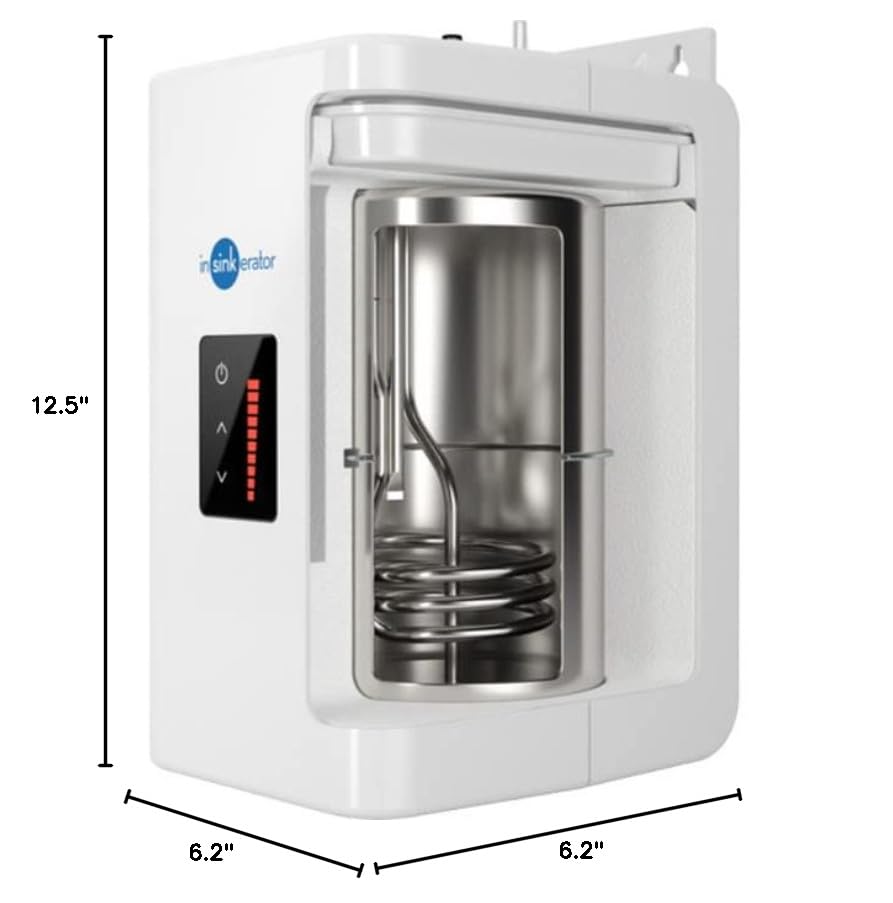 InSinkErator HWT300 in-use kitchen scene showing on-demand hot water