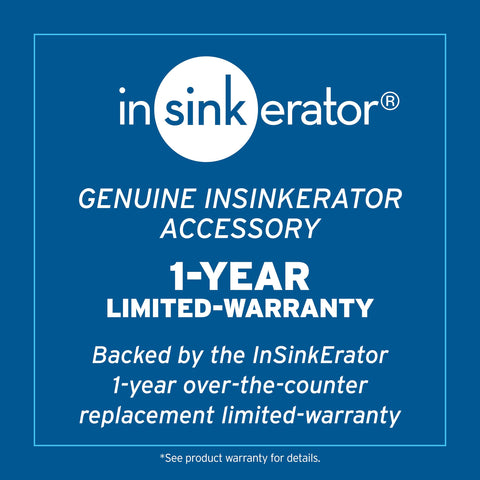 InSinkErator island installation setup with air lines for flexible placement.