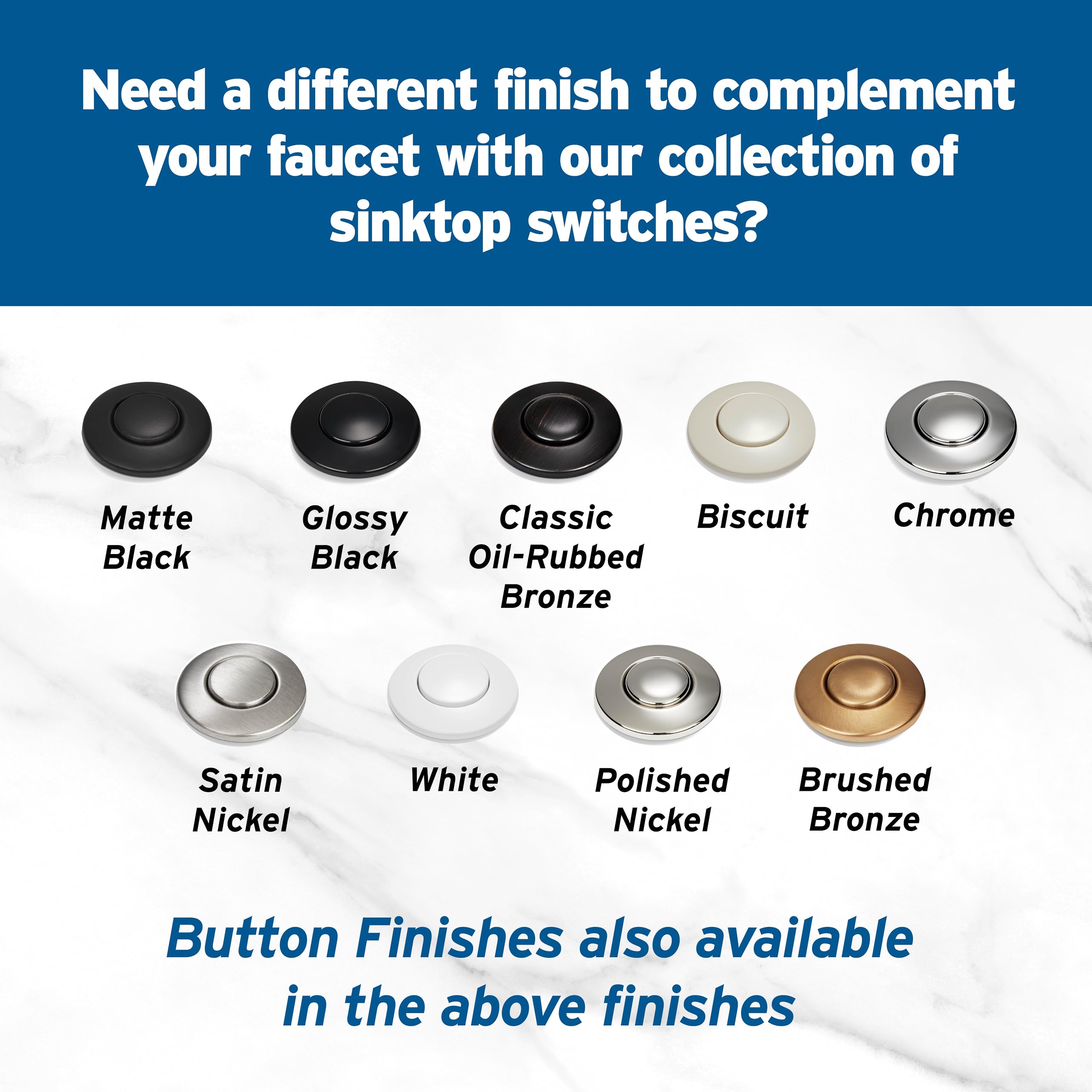 InSinkErator power module with tubing supports easy sink-top installation.