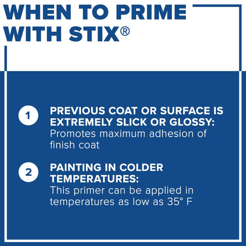 INSL-X Stix primer adhesion on vinyl shows strong bonding for difficult interiors.