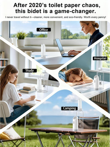 Insolife portable bidet ideal for families, kids, and pregnant travelers