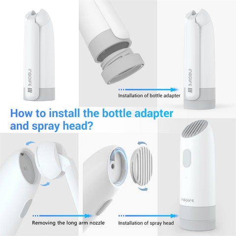 Insolife portable bidet with USB-C charging highlights quick recharge for trips