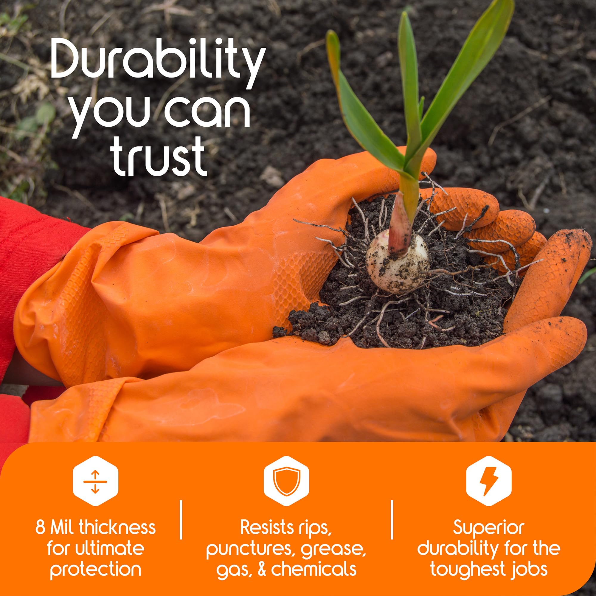 Inspire nitrile gloves perform well in dishwashing, cleaning, and everyday prep.
