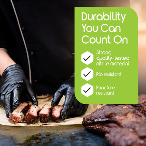 Inspire nitrile gloves suitable for food handling and kitchen prep.