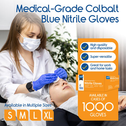 Inspire nitrile gloves with textured fingertips provide precise grip for lab or kitchen work.