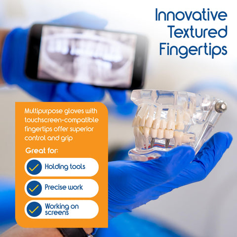 Inspire gloves are touch-screen compatible, enabling device use while protecting hands.