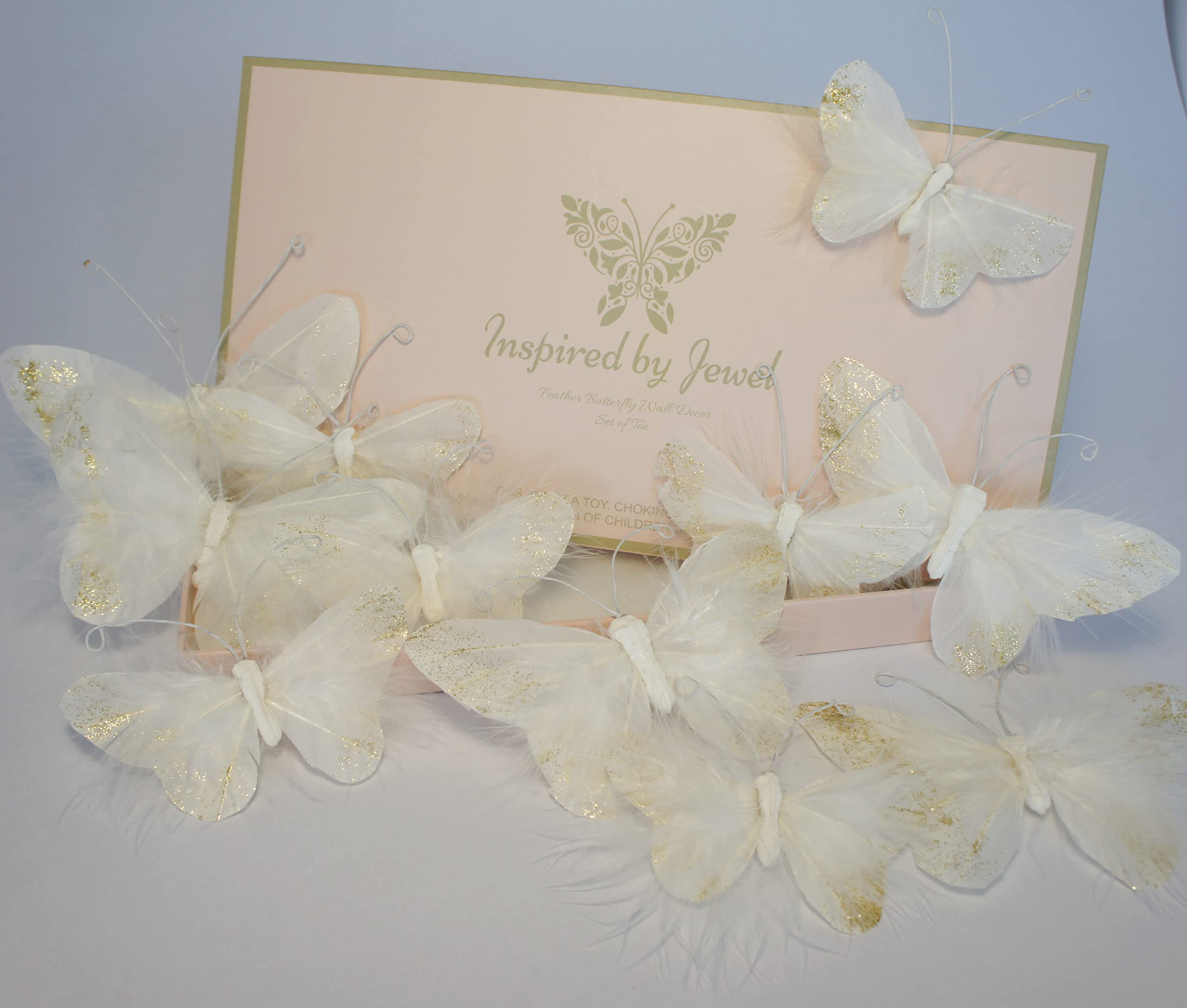 Inspired by Jewel moveable decals let you rearrange butterflies anytime.