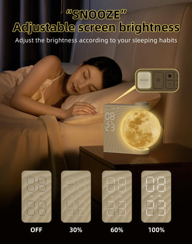 INSSISAIN dimmable white light ideal for reading or late nights.