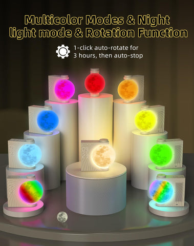 INSSISAIN smart clock offers eight colors for mood lighting.