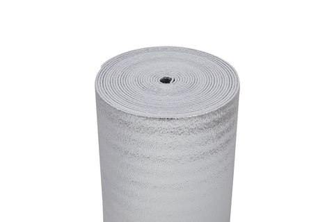 Insulation Marketplace SmartSHIELD cross-section reveals foam core and aluminum layers.