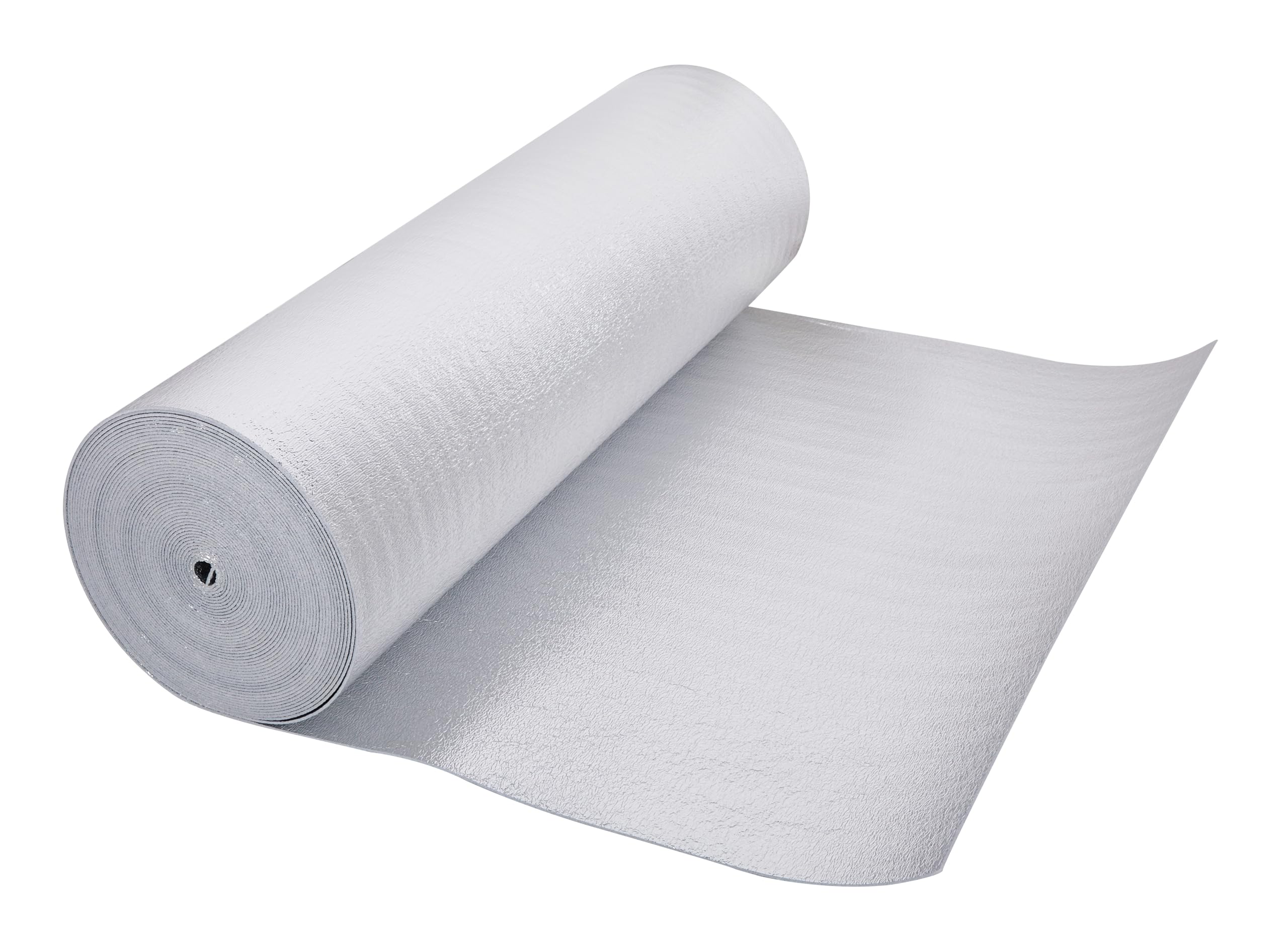 Engineered foil on both sides visible to emphasize enhanced radiant barrier performance.