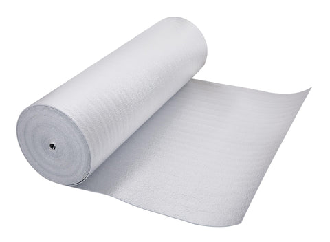 Engineered foil on both sides visible to emphasize enhanced radiant barrier performance.