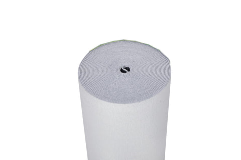 SmartSHIELD radiant barrier installed in a home context showing energy savings potential.