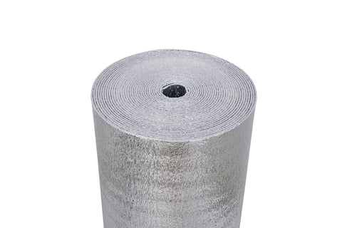 INSULATION MARKETPLACE SmartSHIELD reflective surface demonstrates easy-to-cut installation
