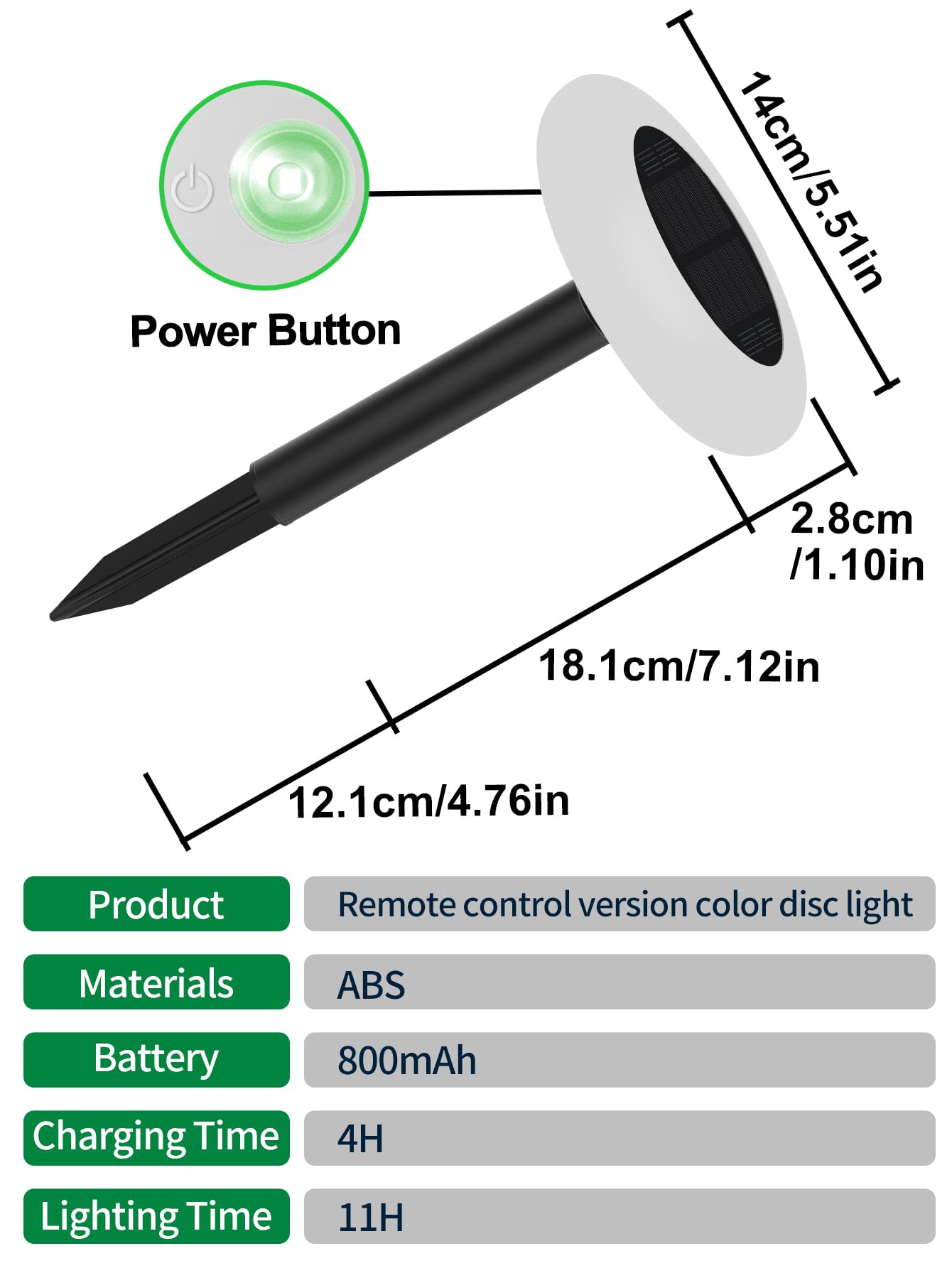 Intelamp easy-install no-wiring ground light simplifies outdoor setup