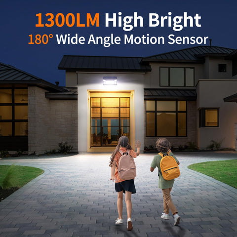Intelamp solar flood light rear panel highlights quick, tool-free installation.