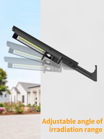 intelamp adjustable-panel flood light with 240° lamp head for flexible mounting.