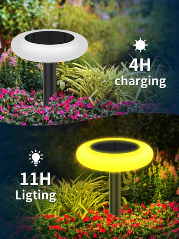 Intelamp warm white pathway light delivers inviting, subtle illumination