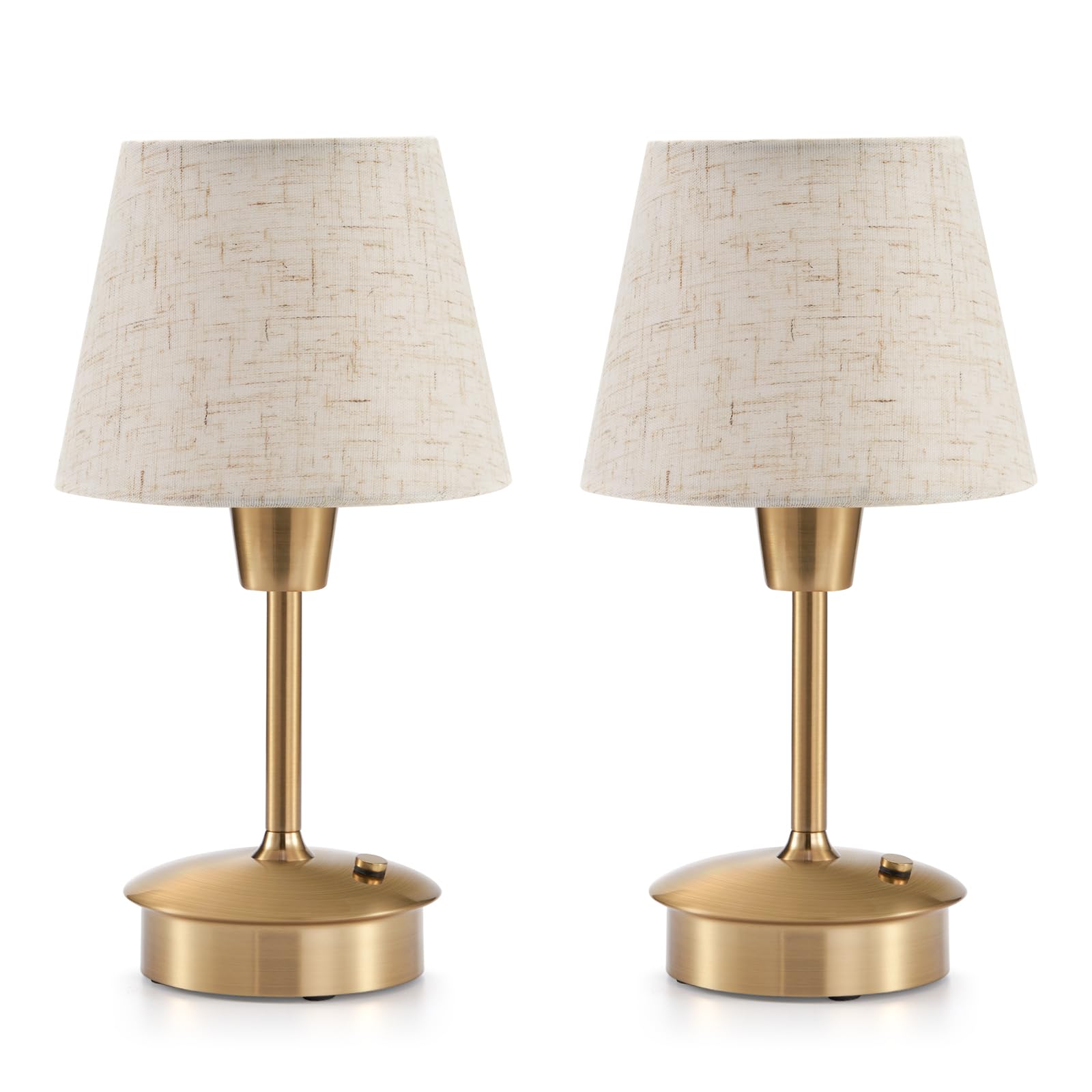 Intelive 2-pack cordless table lamp on dining table provides cozy wireless lighting
