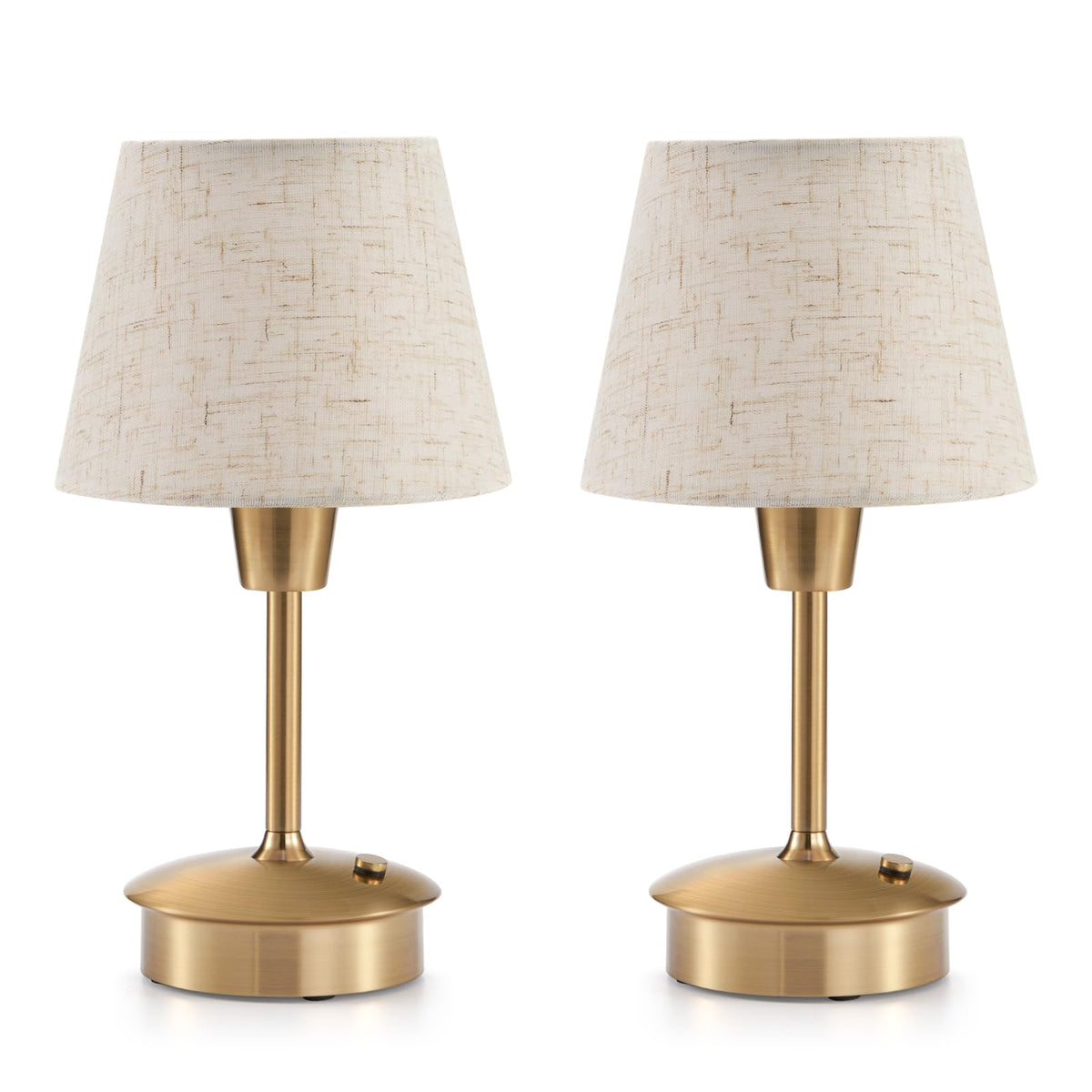 Intelive 2-pack cordless table lamp on dining table provides cozy wireless lighting
