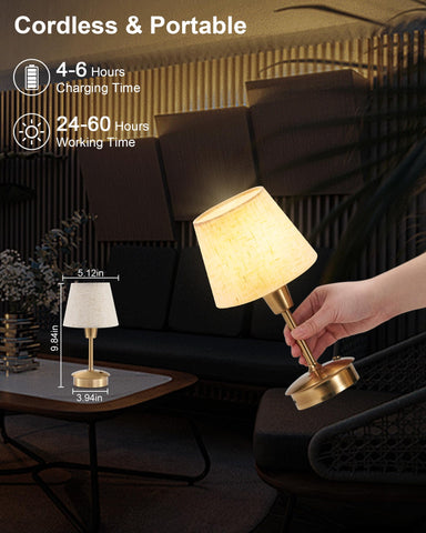 Intelive compact lamp on kitchen counter adds subtle accent lighting