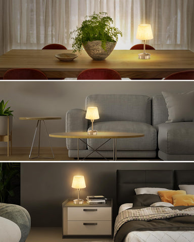 Intelive living-room table lamp offering refined ambient glow