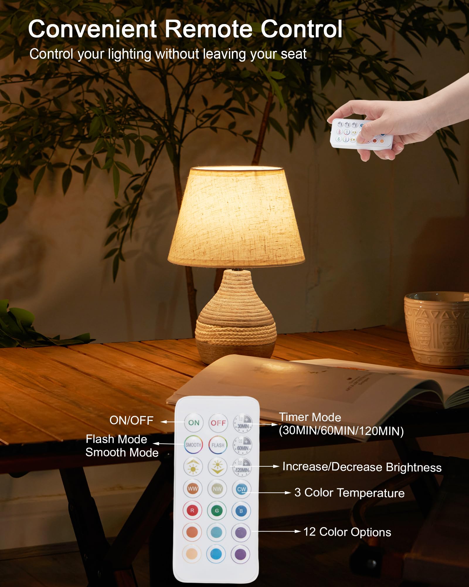 INTELIVE compact portable design fits mid century decor