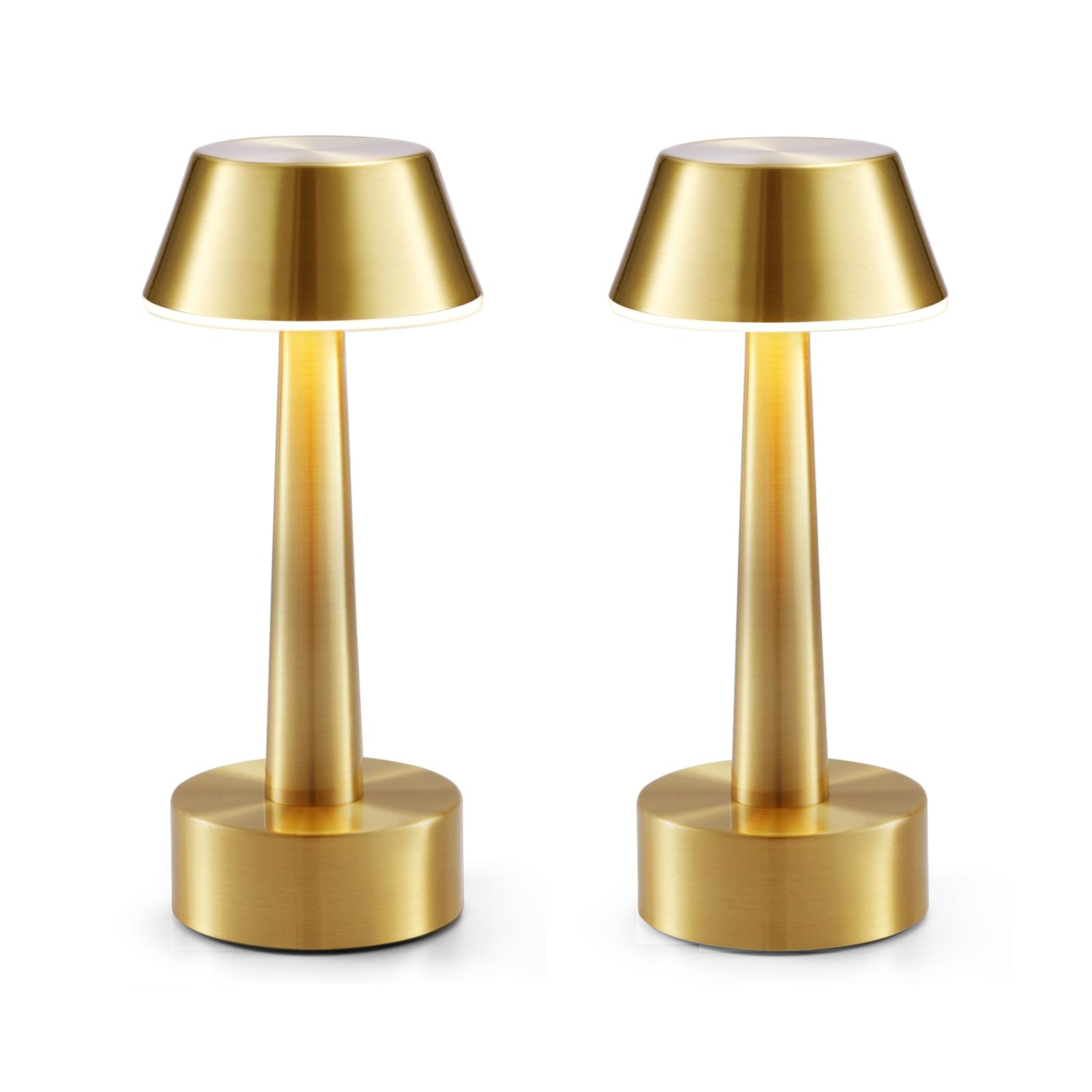 INTELIVE cordless table lamp on dining table creates warm ambiance for meals