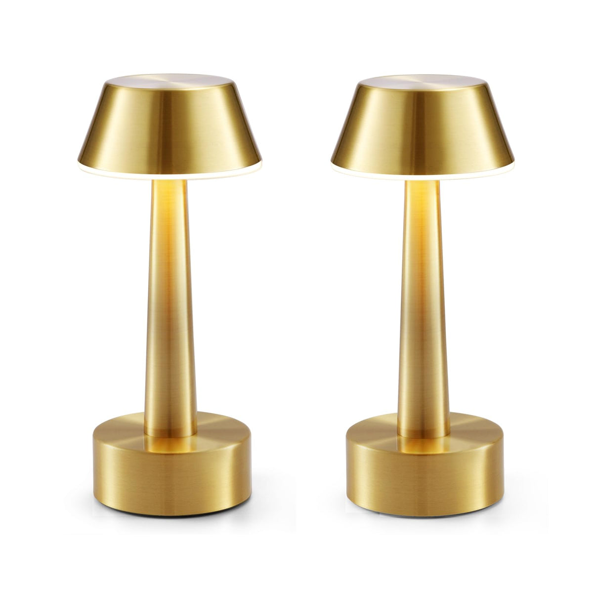 INTELIVE cordless table lamp on dining table creates warm ambiance for meals